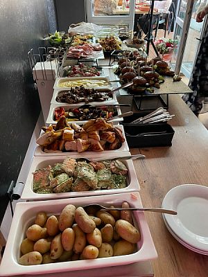 Catering for the wedding reception in Chlumec nad Cidlinou