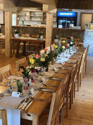 Catering per l'evento a Bačalský mlýn