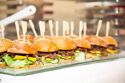 Catering service for the wedding of Mr. and Mrs. Novotné