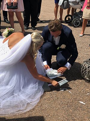 Ceremony and wedding at the Chlumec nad Cidlinou Castle: the Koubeks