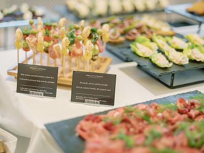 Photo gallery with catering not only for the wedding