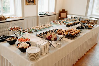 Photo gallery with catering not only for the wedding