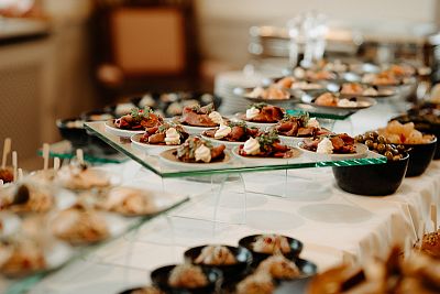 Photo gallery with catering not only for the wedding