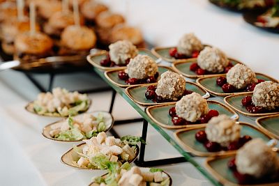 Photo gallery with catering not only for the wedding