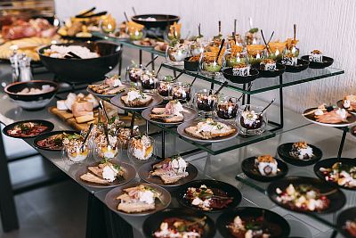 Photo gallery with catering not only for the wedding