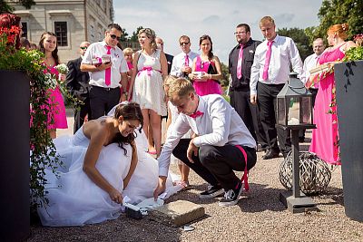 Свадебный банкет в Хлумце-над-Цидлиной: Радка и Филип