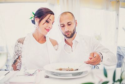 Wedding reception in Chlumec nad Cidlinou: Veronika & Fedor