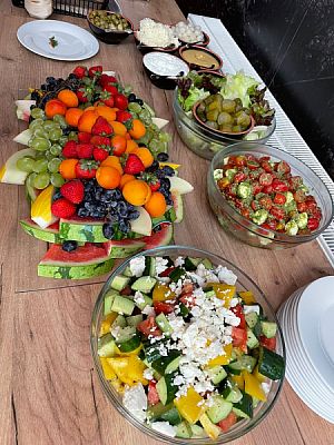 Zajištění cateringu na svatební raut v Chlumci nad Cidlinou